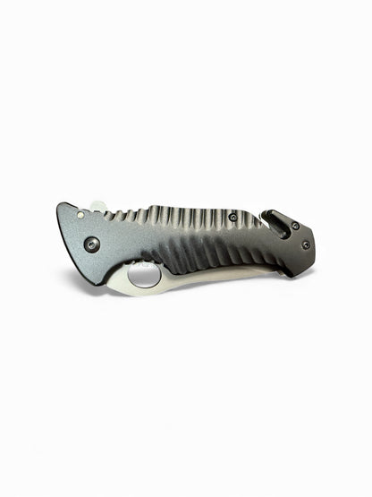 Snake Eye Tactical Black Heavy Duty Spring Assist Knife