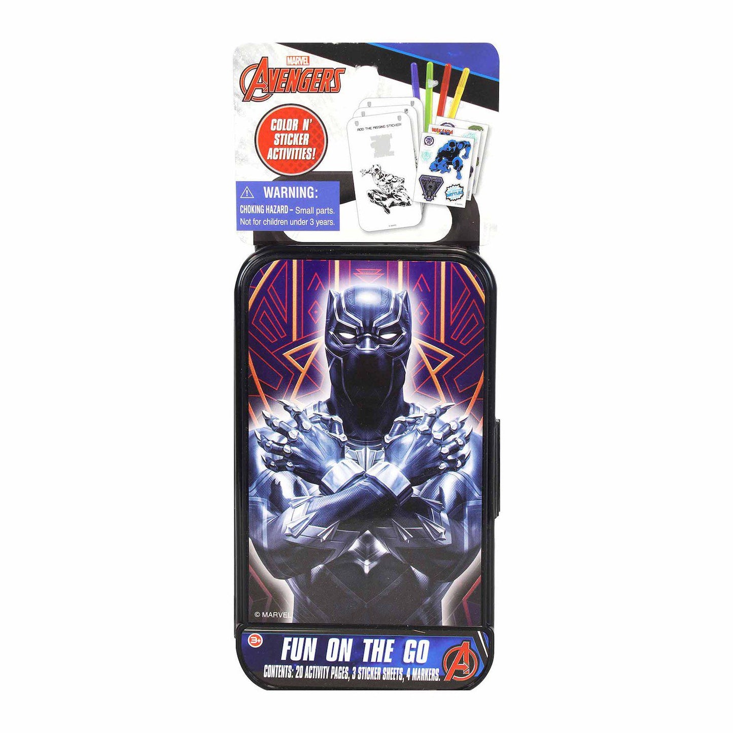 Marvel Avengers Blank Panther Fun On The Go Art Set