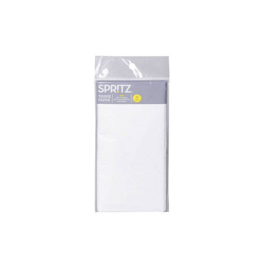 Spritz 8ct Pegged Tissues White