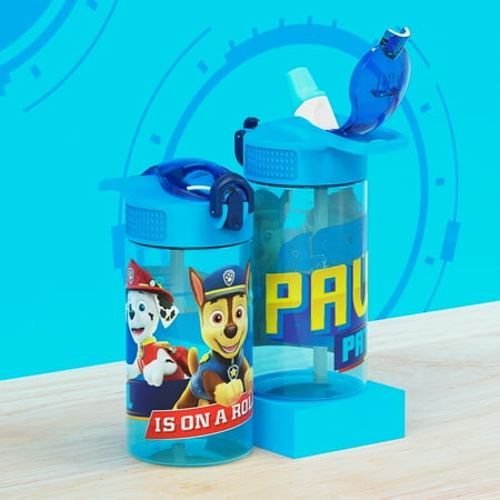 Zak Designs Paw Patrol Kids Straw Water Bottle - 16oz
