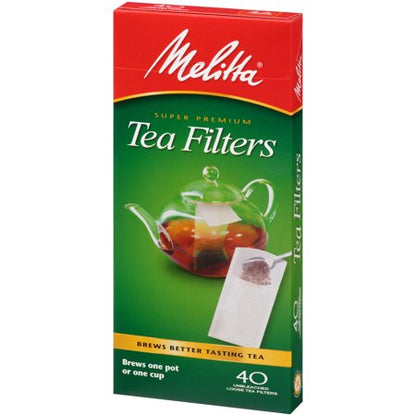 Melitta Tea Filters, 40 Ct *Damaged Box* *Packaging May Vary*