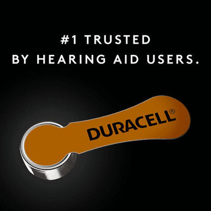 Duracell EasyTab 312 Hearing Aid Batteries, Size 312 - Brown, 24 Pack *Best Before Mar 2026* *Damaged Package*