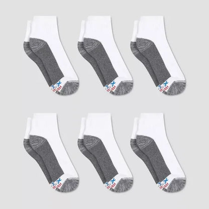 Men's 6-12 Hanes Premium Xtemp Ultra Cushion 6pk Ankle Socks