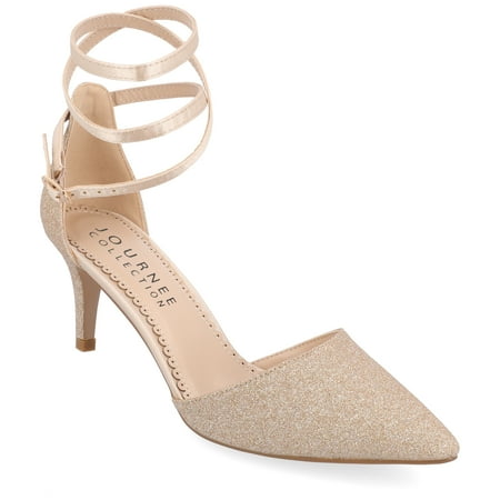 Women's Size 9 Journee Luela Pointed Toe Mid Heel Evening Pumps