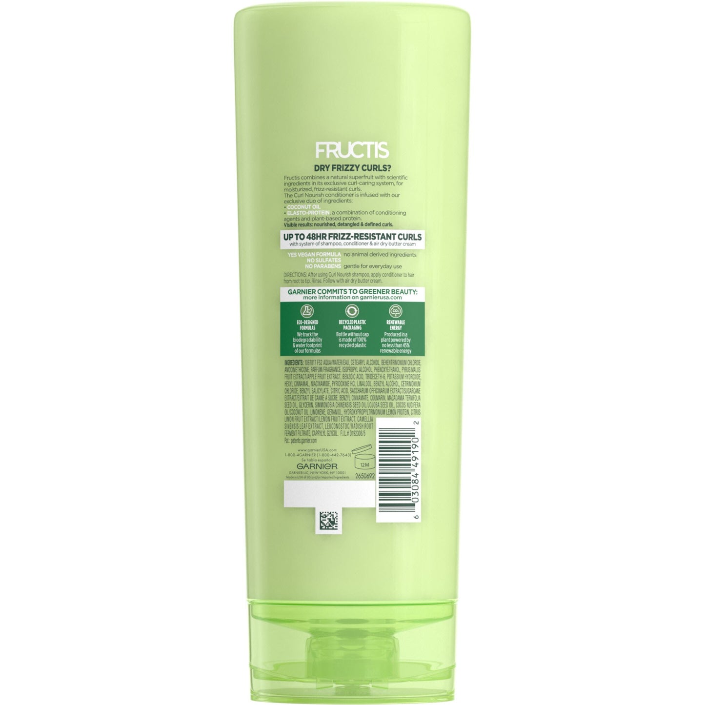 Garnier Fructis Curl Nourish Moisturizing Conditioner, 12 oz