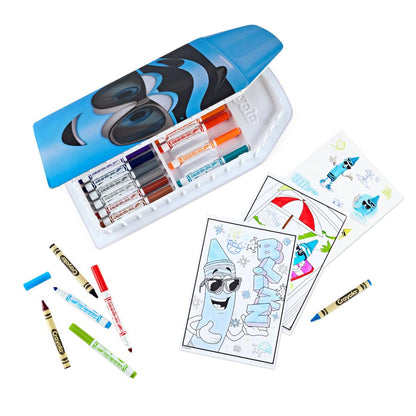 Crayola Coloring Set with Limited Edition Blue Art Case