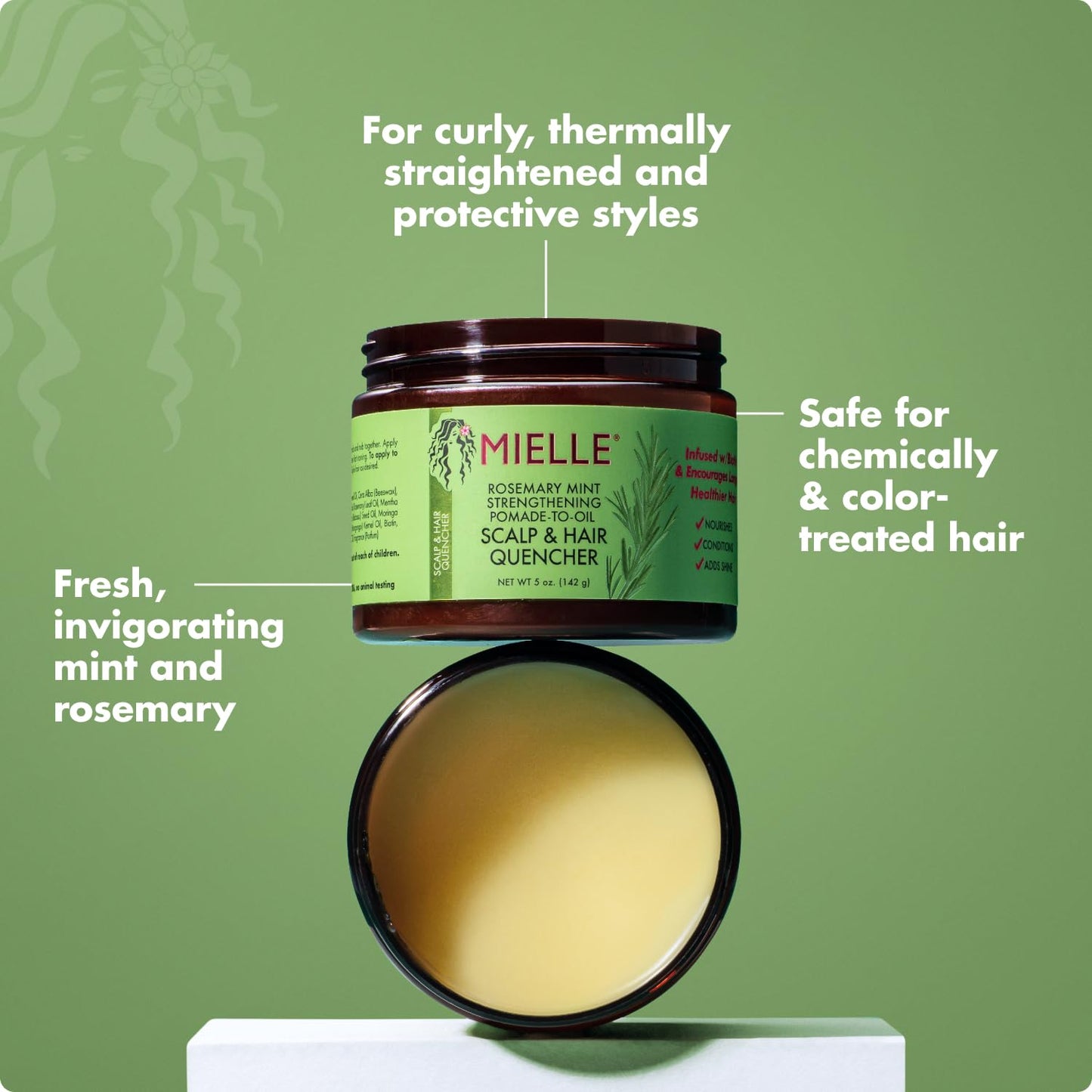 Mielle Rosemary Mint Strengthening Pomade