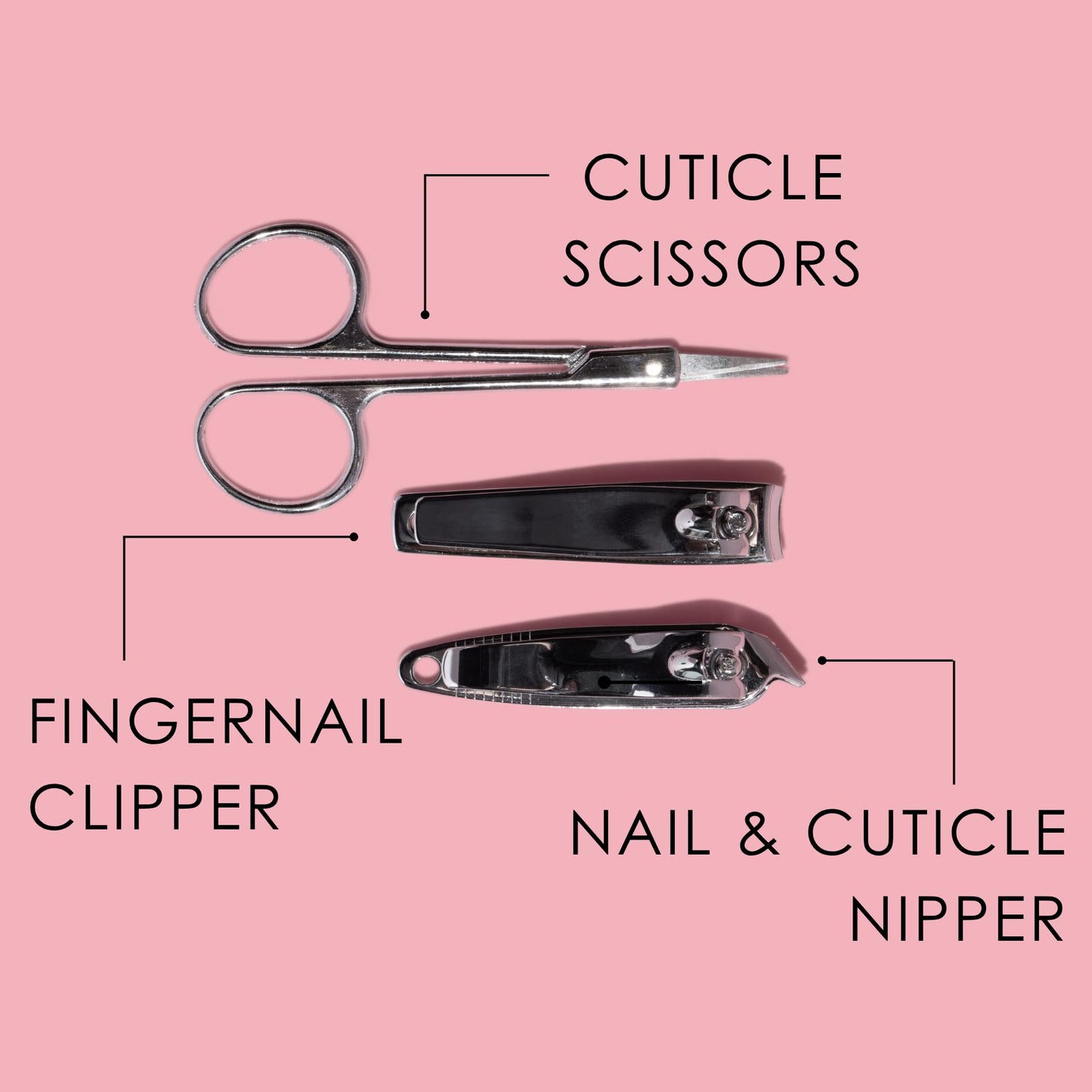 Travel Manicure Kit – 6-Piece Nail Tool Set