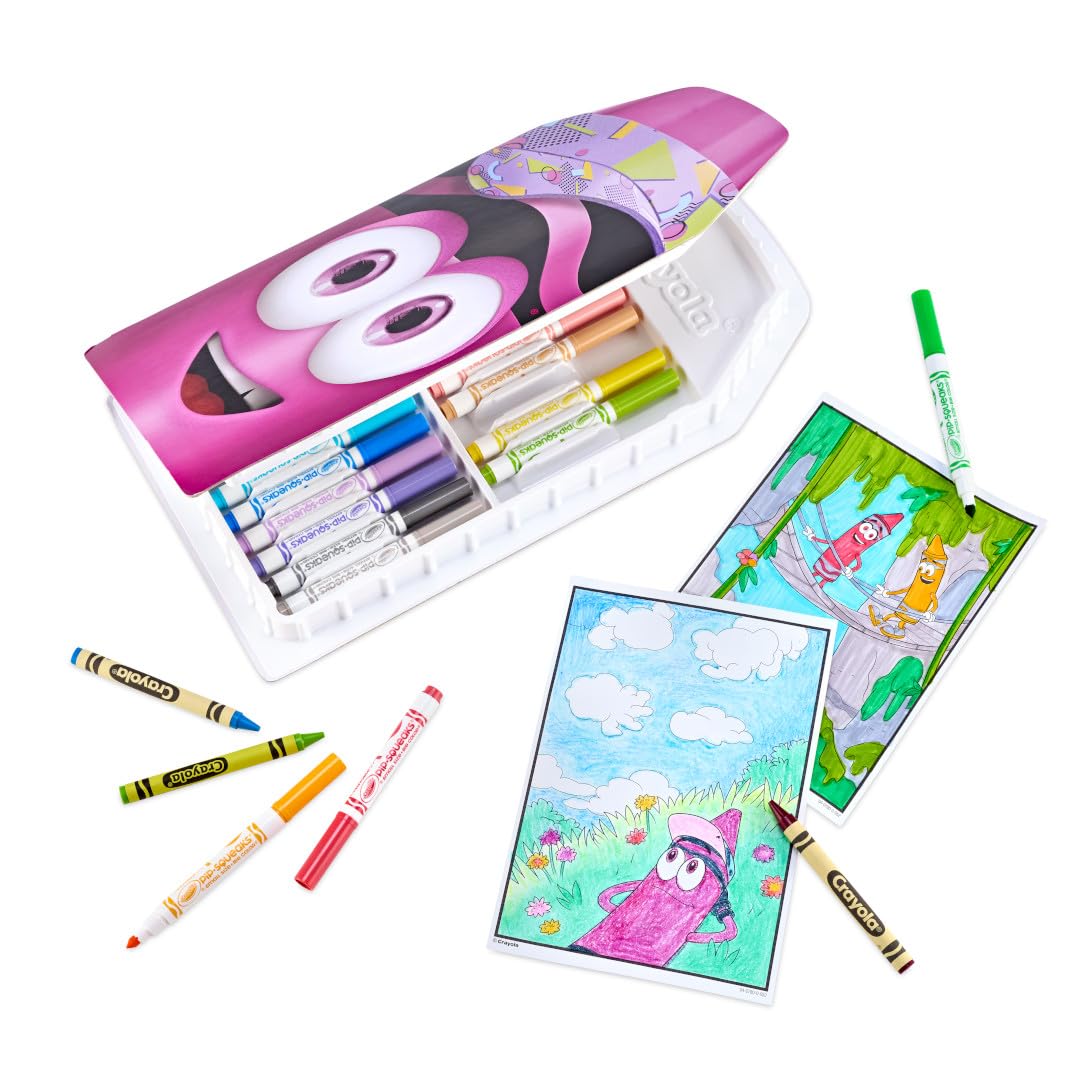 Crayola Coloring Set with Limited Edition Mauve Art Case