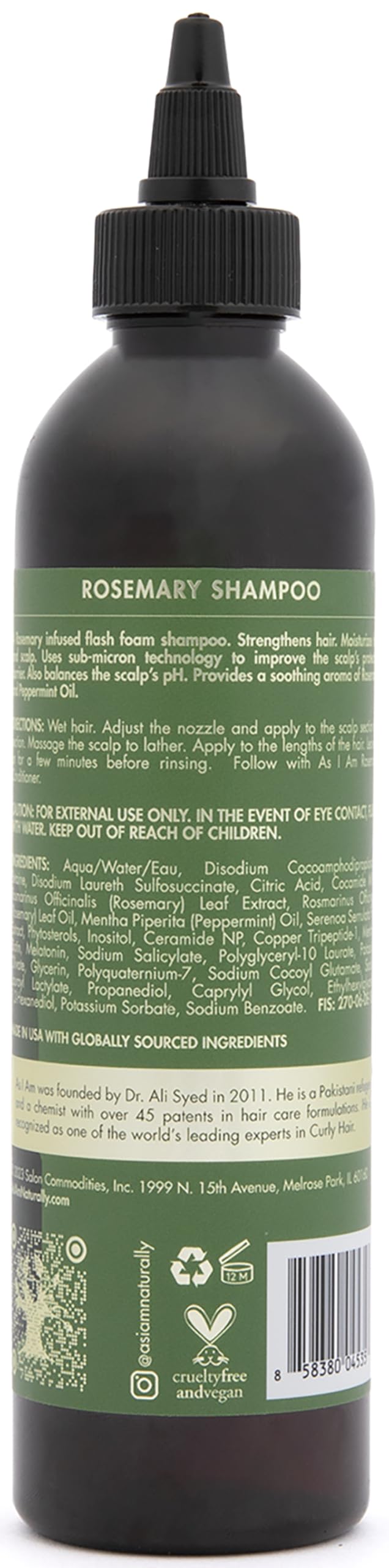 As I Am Rosemary Shampoo