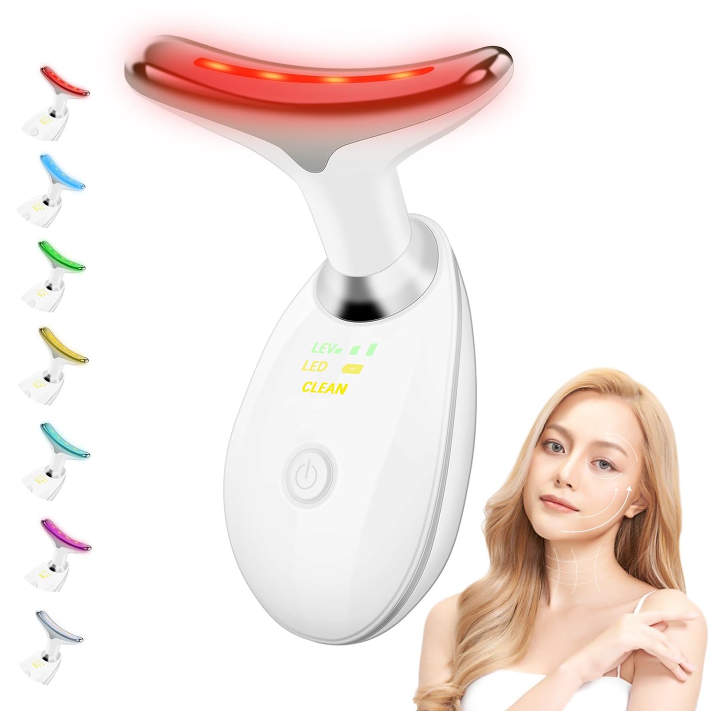 Face and Neck Skin Care Light Therapy