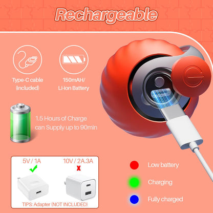 Speedy Self-Rolling Cat Toy, Orange