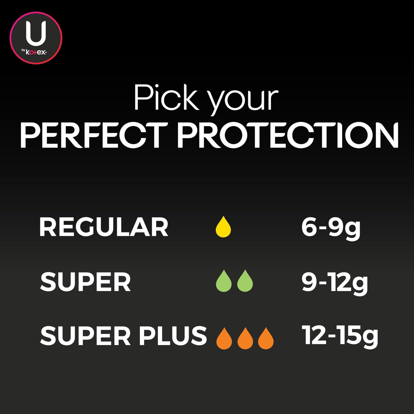 U by KotexTampons, Regular Absorbency, 32 Count