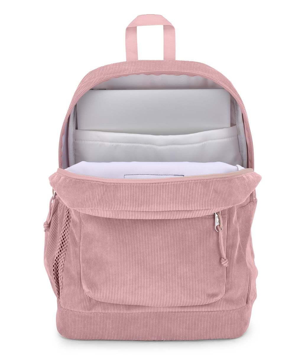 JanSport Cross Town Plus Remix Backpack, Misty Pink Corduroy