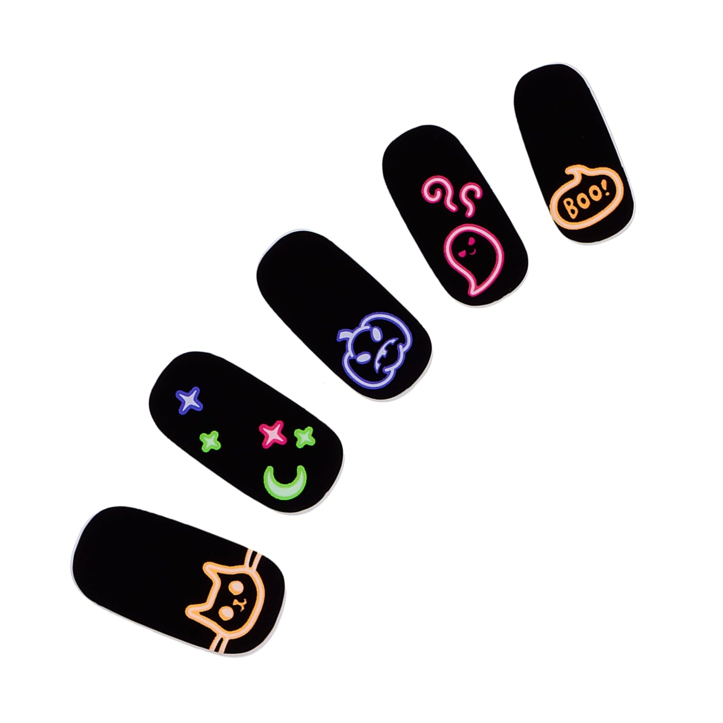 Dashing Diva Gloss Nail Strips - Deja Boo | UV Free, Chip Resistant, Long Lasting Gel Stickers | Contains 32 Wraps, 1 Prep Pad, 1 File
