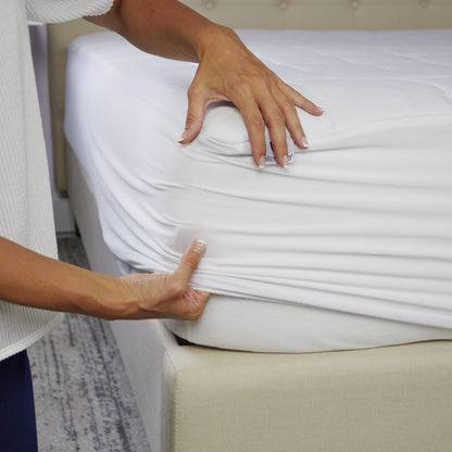 AllerEase Total Allergy Defense Mattress Pad Queen *Open/Damaged Box*