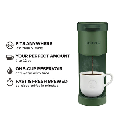 Keurig K-Mini Single Serve K-Cup Pod Coffee Maker Evergreen