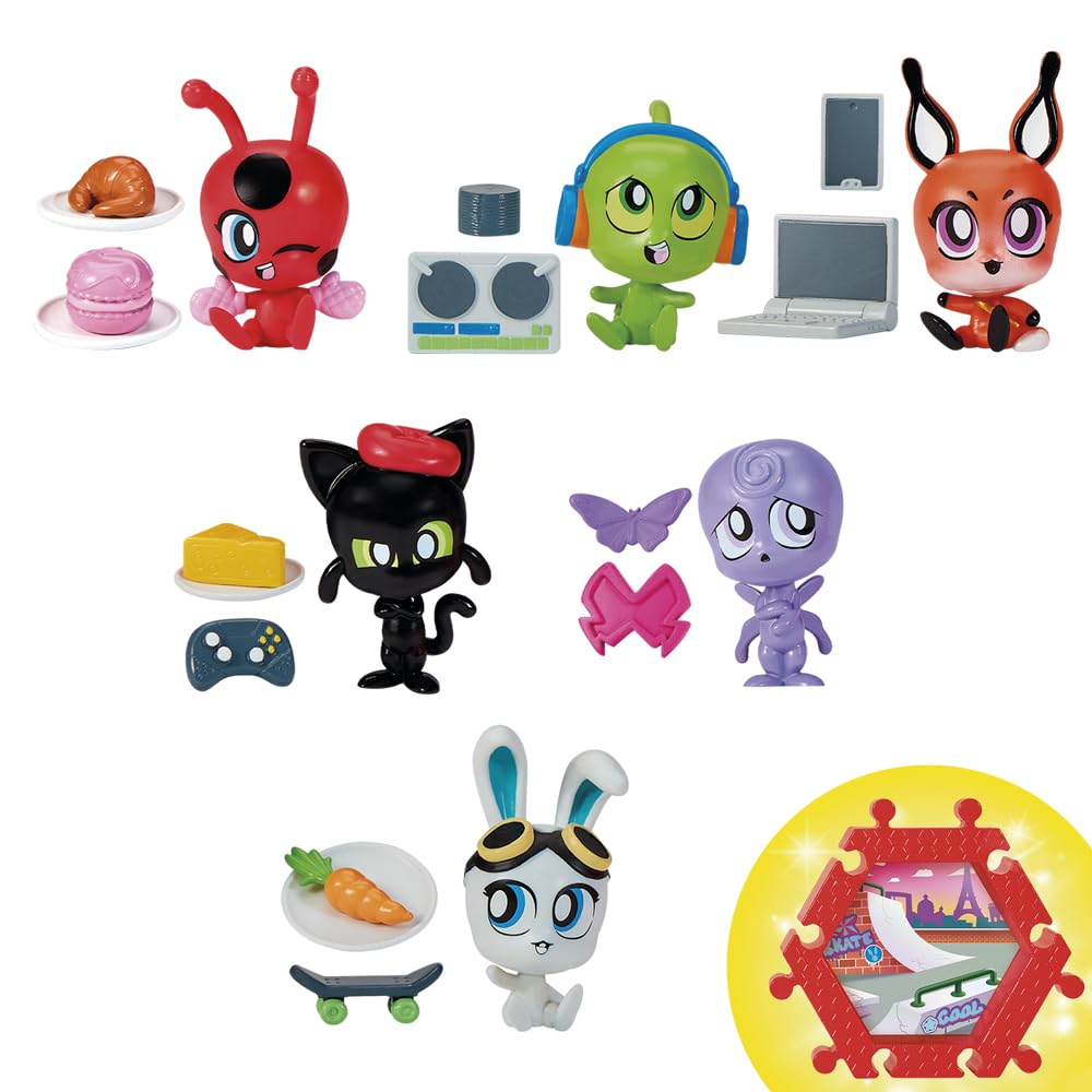 Miraculous Stack Shack Surprise Blind Box, Collect and Stack em All Zag Heroez Kwami