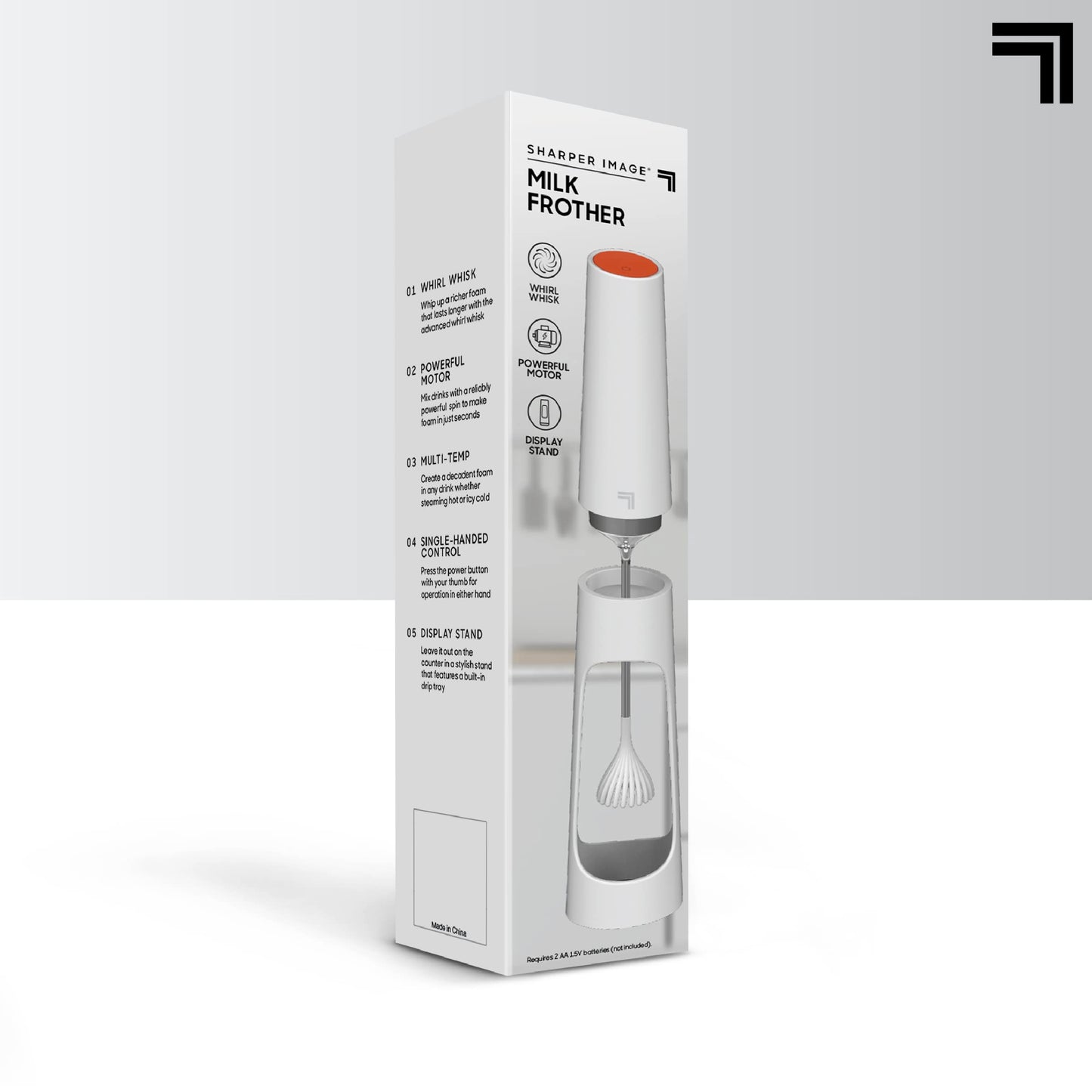 Sharper Image® Electric Milk Frother
