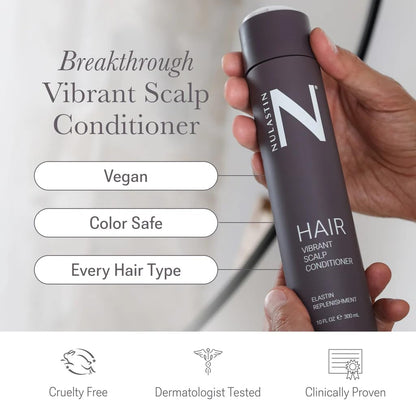 NULASTIN Vibrant Scalp Hair Conditioner & Replenishing Treatment, 10 oz