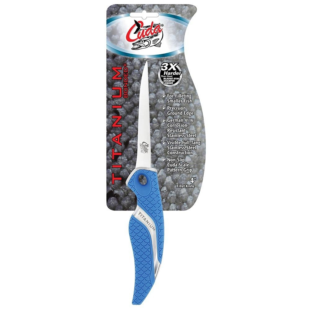 CUDA 4" Fillet Flex Titanium Bonded Corrosion Resistant