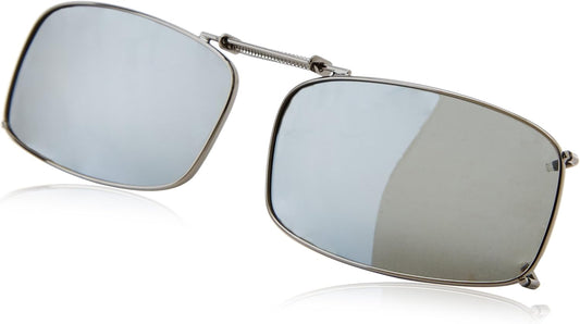 Solar Shield Clip-On Rectangular 8 54 Polarized Sunglasses *Damaged Package*