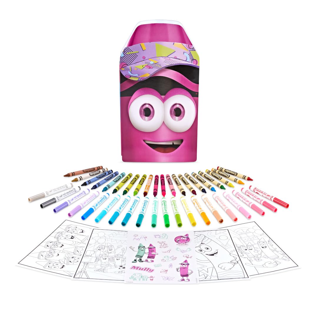 Crayola Coloring Set with Limited Edition Mauve Art Case