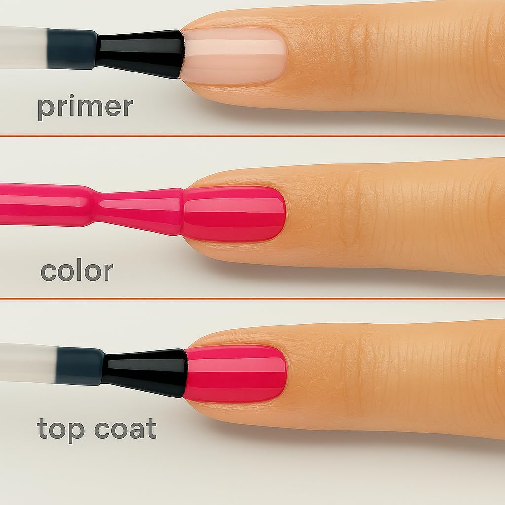 Miracle Gel Nail Polish 341 Pink an Outfit
