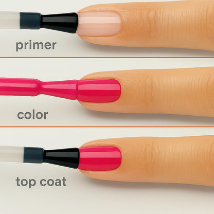 Miracle Gel Nail Polish 341 Pink an Outfit