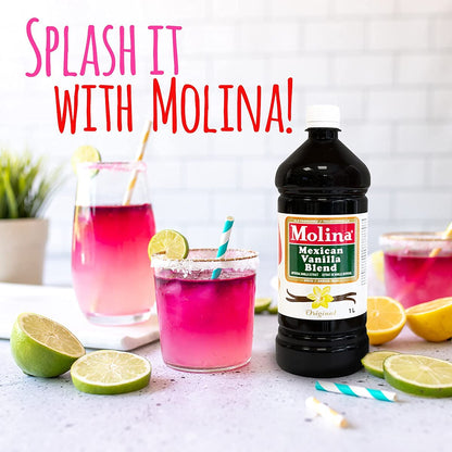 Molina Vanilla Blend 33.8oz (1l) (Exp. 03/09/2029)