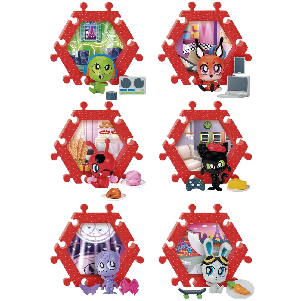 Miraculous Stack Shack Surprise Blind Box, Collect and Stack em All Zag Heroez Kwami