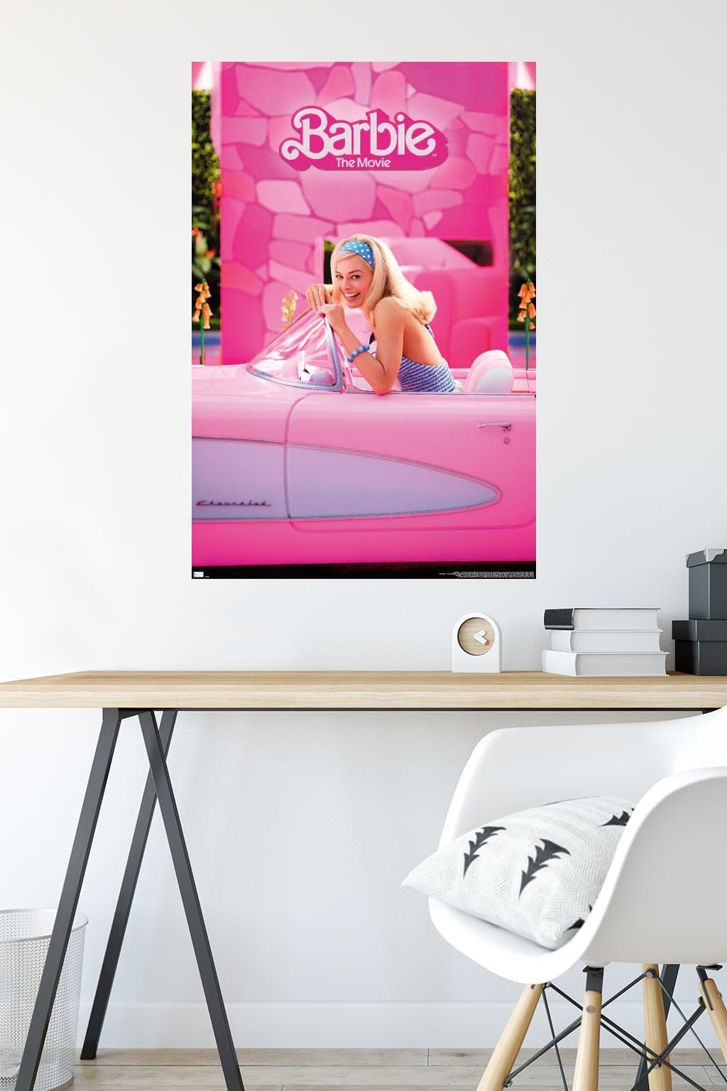 Mattel Barbie The Movie Car Wall Poster 34 x 22.4 In