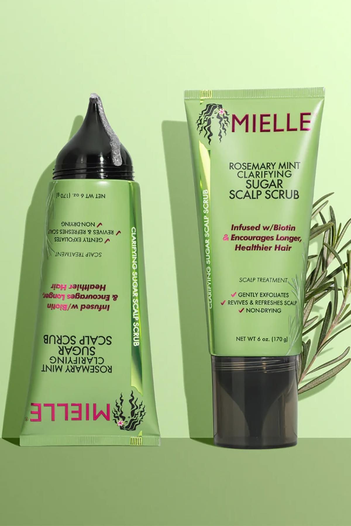 Mielle Rosemary Mint Clarifying Sugar Scalp Scrub - 6 Oz