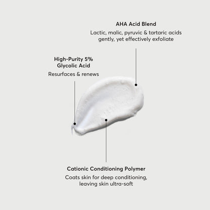 Naturium The Smoother Glycolic Acid Body Wash, 16.9 fl oz
