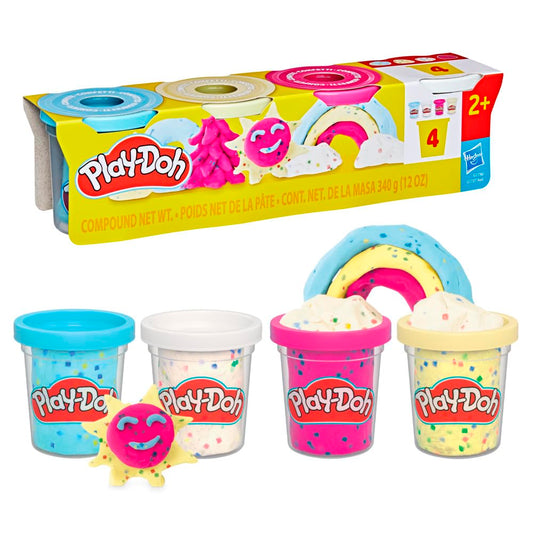 Play-Doh 4 Pack Confetti Putty