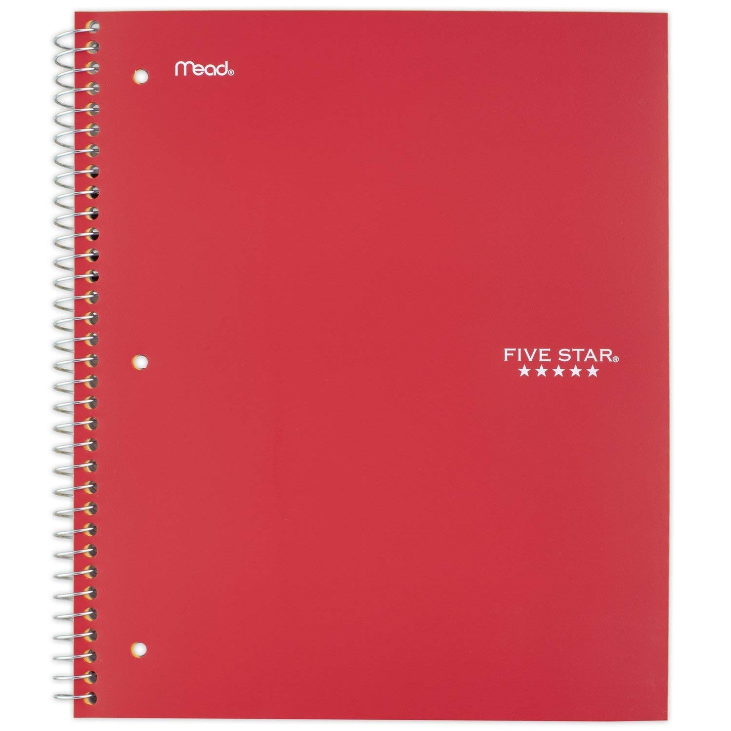 Five Star Spiral Notebook (Color Chosen At Random)