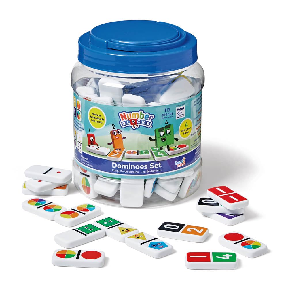 hand2mind Numberblocks Dominoes Set