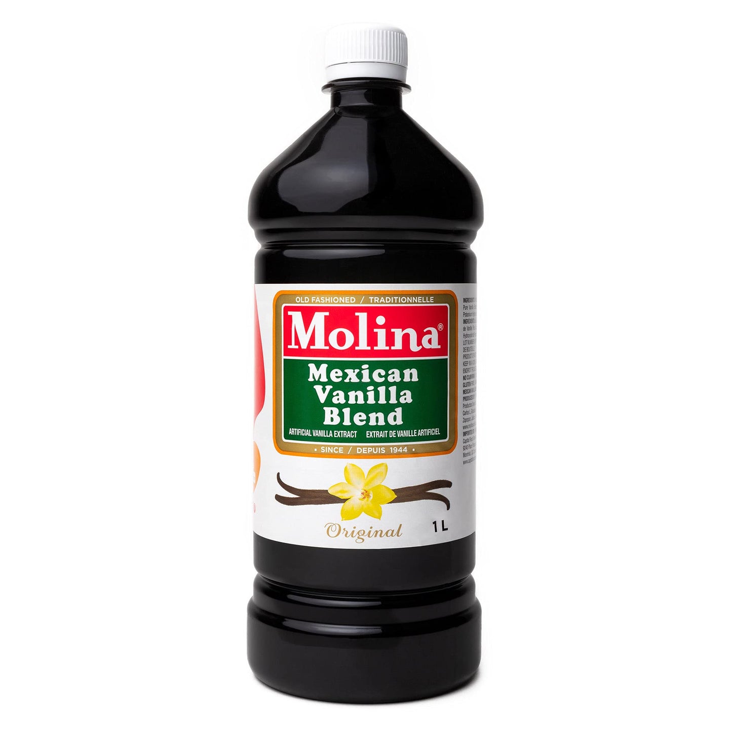 Molina Vanilla Blend 33.8oz (1l) (Exp. 03/09/2029)
