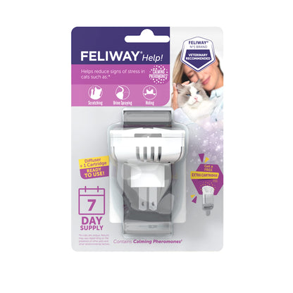 FELIWAY Help! Cat Calming Diffuser 7-Day Starter Kit