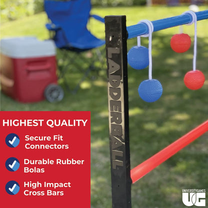 Double Ladder Ball Indoor Outdoor Ladderball Game Set
