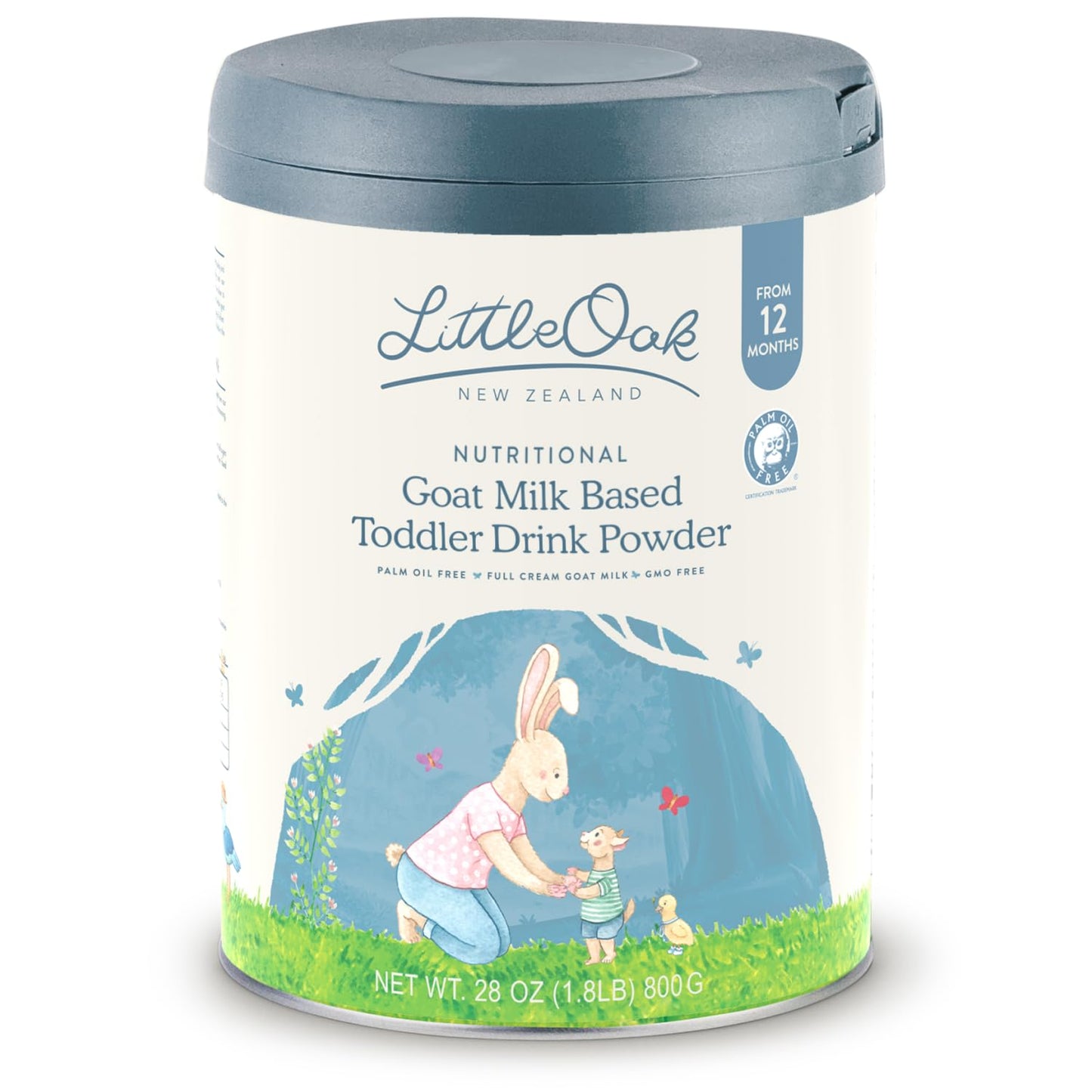 LittleOak Natural Goat Milk, Toddler Drink Mix 28oz (EXP 05/26)
