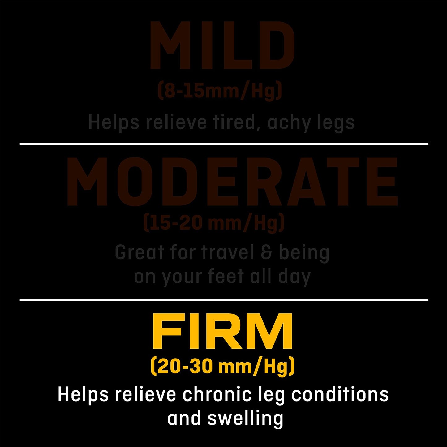 FUTURO Dress Socks For Men Firm Medium