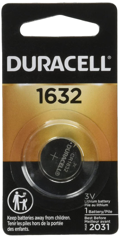 Duracell 1632 3V Lithium Coin Batteries, 6 Pack