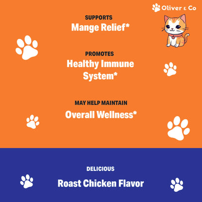 Natural Cat Mange & Dandruff Treatment, 1 oz