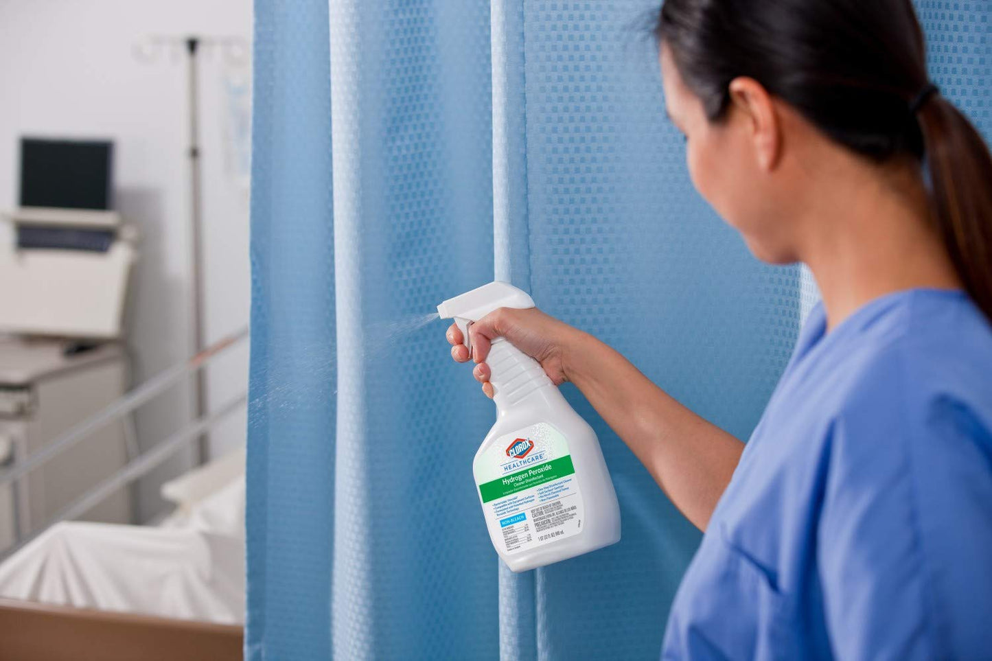 Clorox Healthcare Hydrogen Peroxide Cleaner Disinfectant Spray 1qt