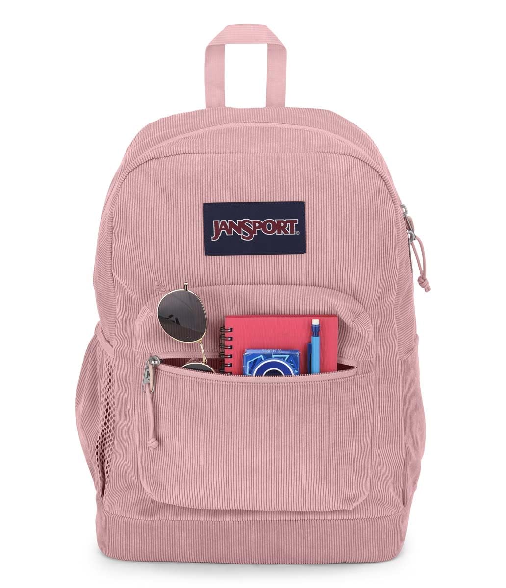 JanSport Cross Town Plus Remix Backpack, Misty Pink Corduroy