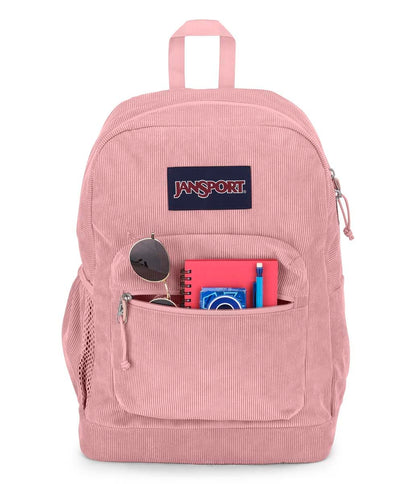 JanSport Cross Town Plus Remix Backpack, Misty Pink Corduroy