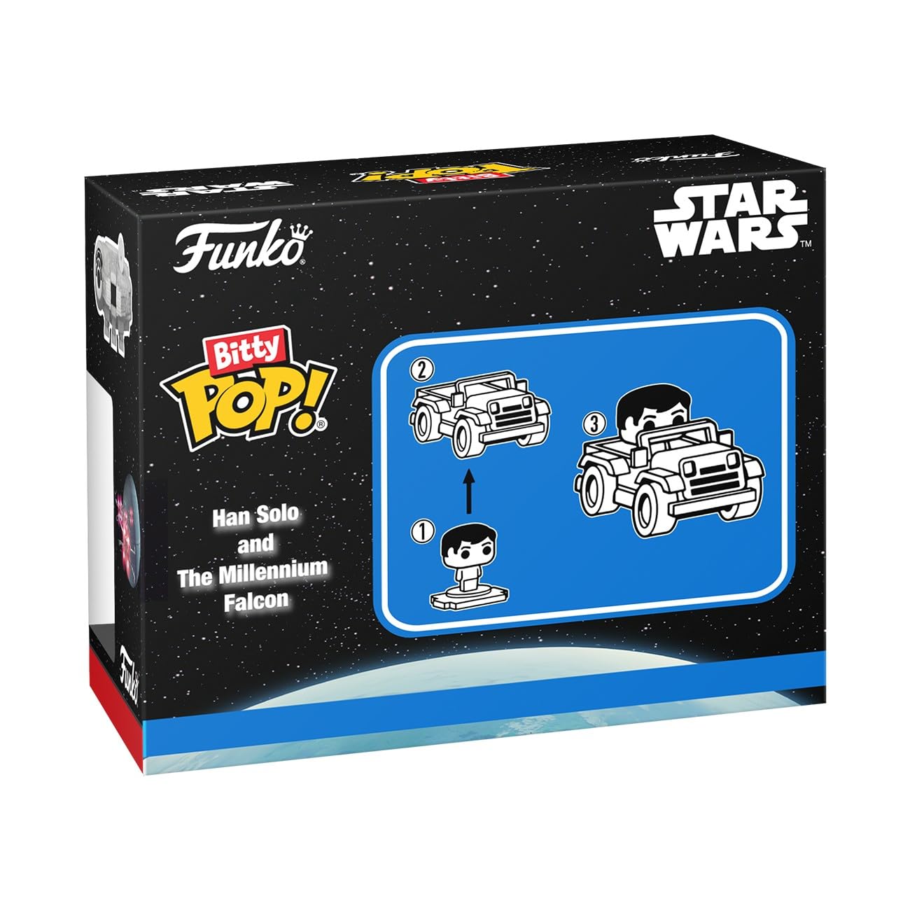 Funko Bitty POP! Ride: Star Wars - Han Solo with Millennium Falcon