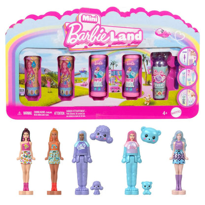 Barbie Mini Barbie Land Pop Reveal Dolls 5-Pack (Styles May Vary)