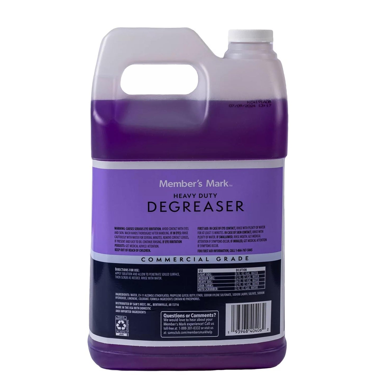 Member's Mark Heavy Duty Degreaser, 1 Gallon
